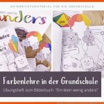 Farbenlehre In Der Grundschule 3-fach Differenziertes Ãbungsheft ... Fuer Farbenlehre Arbeitsblatt
