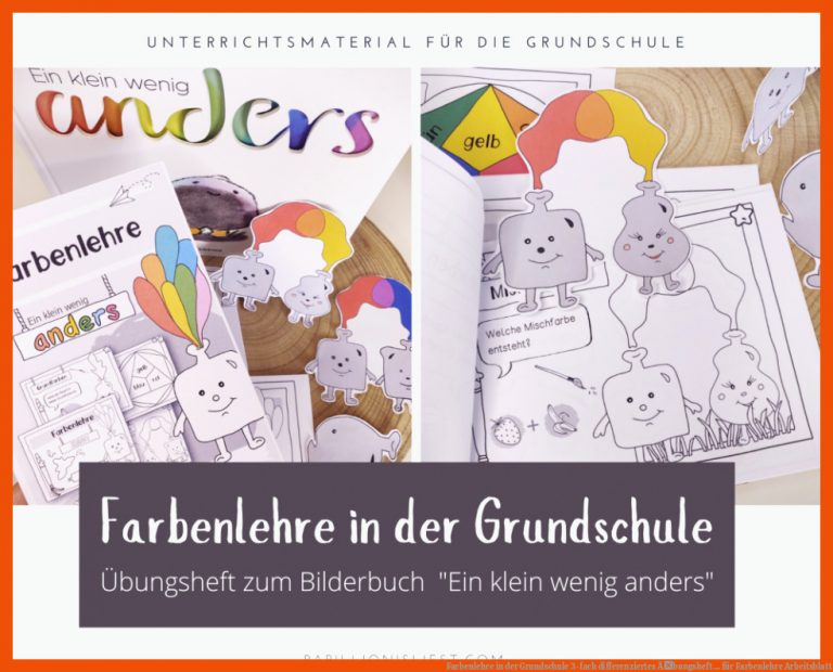 Farbenlehre In Der Grundschule 3-fach Differenziertes Ãbungsheft ... Fuer Farbenlehre Arbeitsblatt