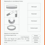 Faszination Magnetismus, Klassen 3 Und 4 Fuer Magnetismus Arbeitsblatt