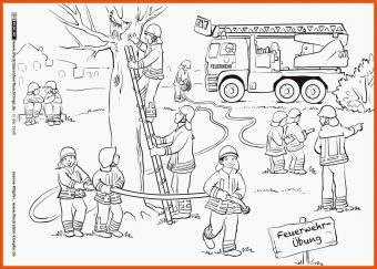 16 Feuerwehr Kindergarten Arbeitsblätter