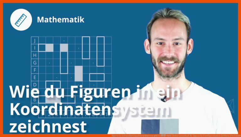 Figuren in ein Koordinatensystem zeichnen: so geht's! â Mathe | Duden Learnattack für figuren im koordinatensystem zeichnen arbeitsblatt