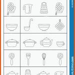 11 Küchengeräte Arbeitsblatt