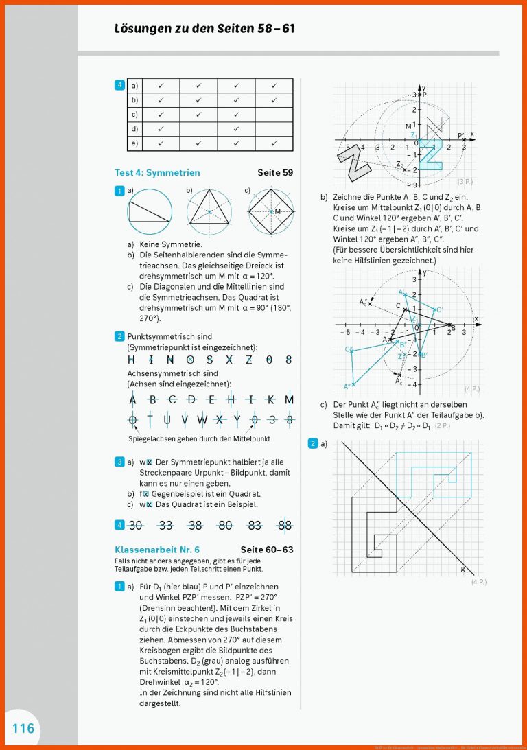 Fit fÃ¼r die Klassenarbeit - Gymnasium: Mathematik 6 ... für zirkel 4 klasse arbeitsblätter kostenlos