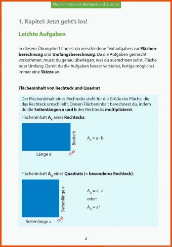 Flächenberechnung 6 Klasse Arbeitsblätter Mit Lösungen - Mathe
