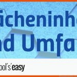 FlÃ¤cheninhalt Und Umfang - so Einfach ist Das! Fuer Arbeitsblätter Flächeninhalt Und Umfang