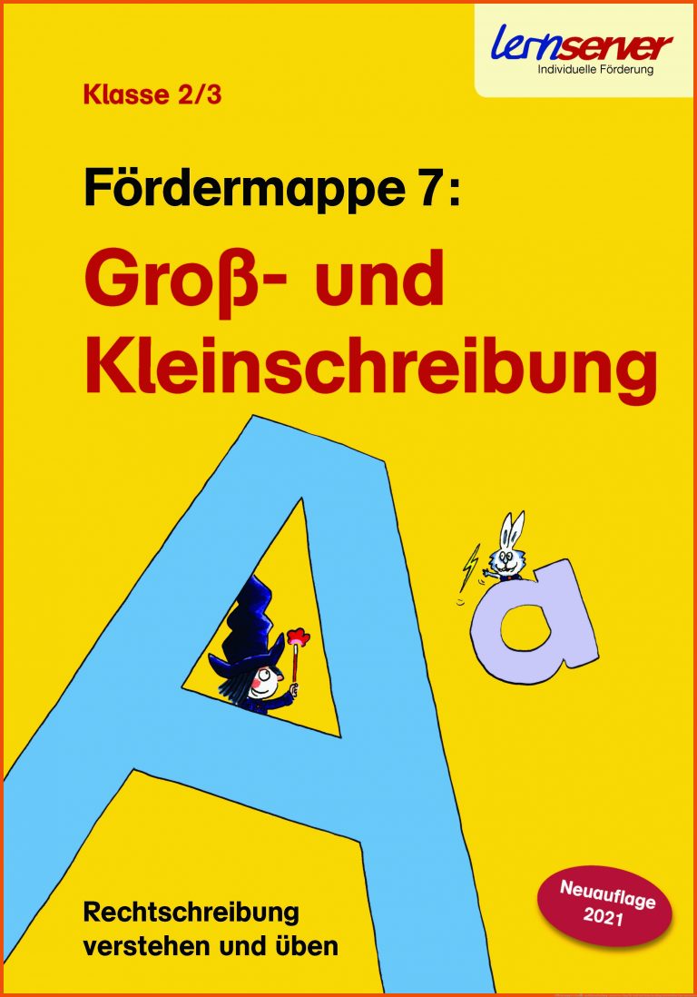 FÃ¶rdermappe 7: GroÃ- Und Kleinschreibung - Lernserver-shop Fuer Groß Und Kleinschreibung Arbeitsblätter Zum Ausdrucken