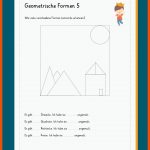 Formen Und KÃ¶rper Fuer Geometrie 5 Klasse Arbeitsblätter Kostenlos