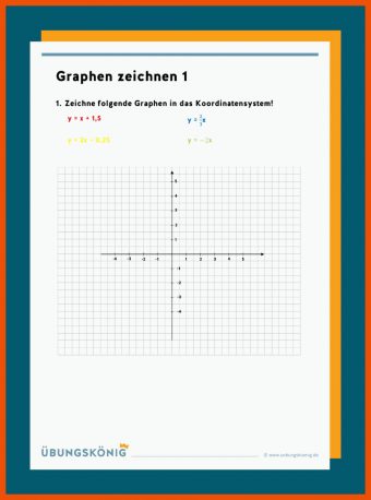 10 Lineare Funktionen Arbeitsblätter Mit Lösungen