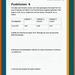 Funktionen Fuer Textaufgaben Lineare Funktionen Arbeitsblatt