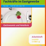 Gastronomie Und Hotellerie â Westermann Fuer Arbeitsblätter Gastgewerbe Lösungen