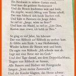 Gedicht Herr Von Ribbeck, Gedichte Und SprÃ¼che, Gedicht Grundschule Fuer Goldene Welt Gedicht Arbeitsblatt