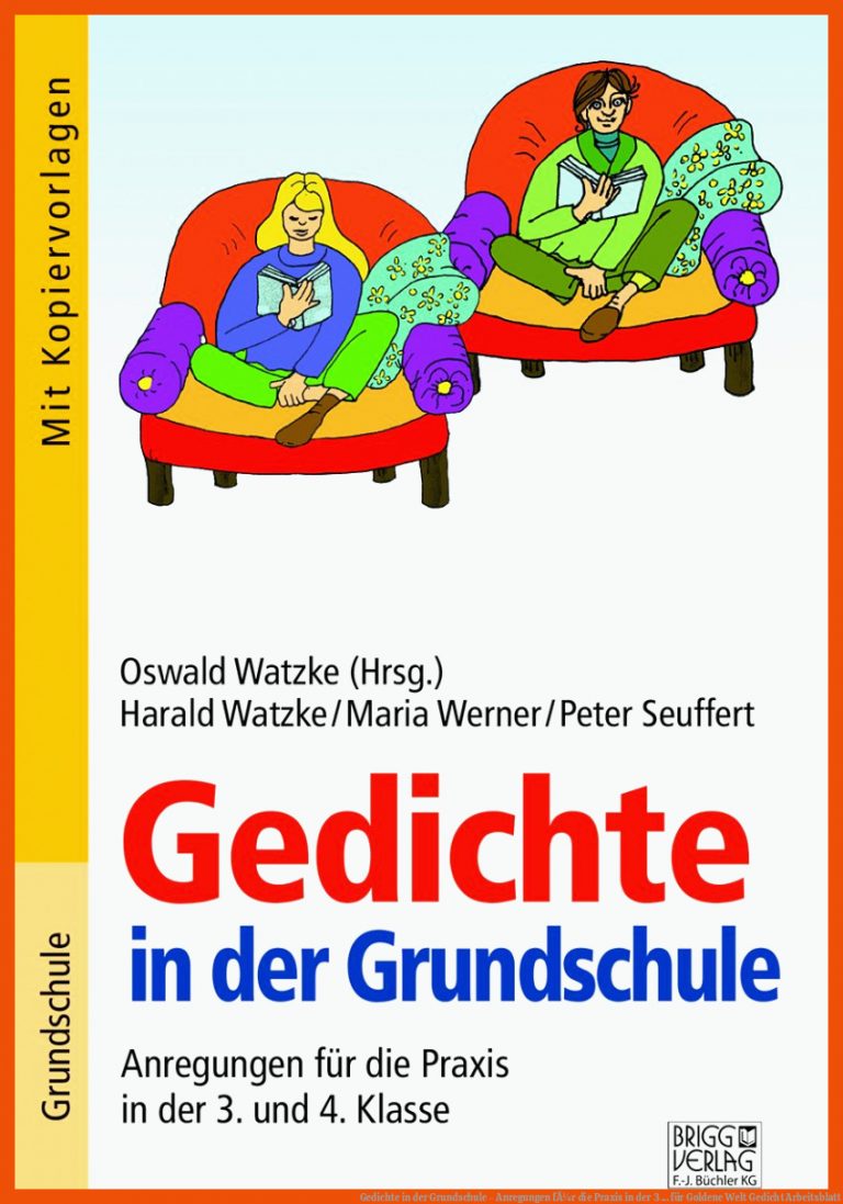 Gedichte In Der Grundschule - Anregungen FÃ¼r Die Praxis In Der 3 ... Fuer Goldene Welt Gedicht Arbeitsblatt