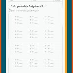 Gemischte Aufgaben Zum 1x1 Fuer 1x1 Dividieren Arbeitsblatt