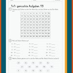 Gemischte Aufgaben Zum 1x1 Fuer Großes 1x1 Arbeitsblätter