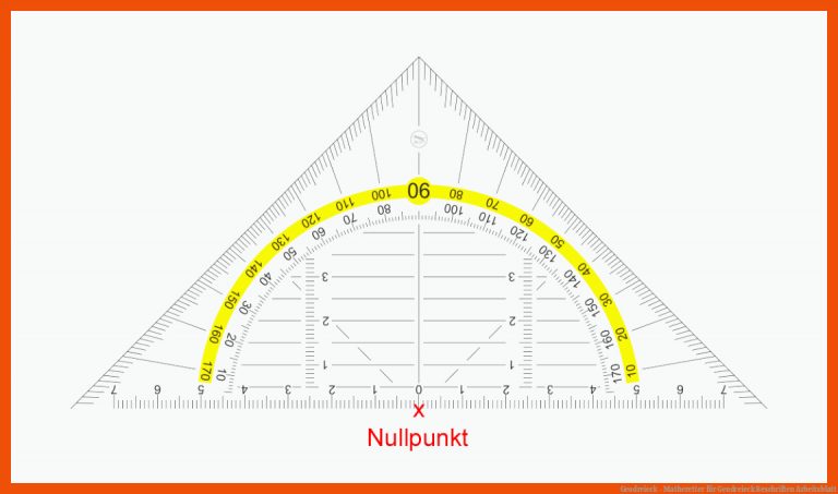Geodreieck - Matheretter für geodreieck beschriften arbeitsblatt
