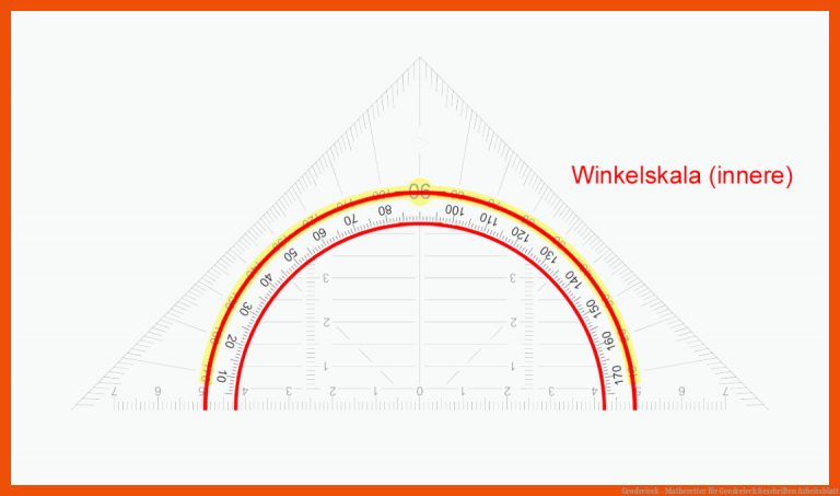 Geodreieck - Matheretter für geodreieck beschriften arbeitsblatt