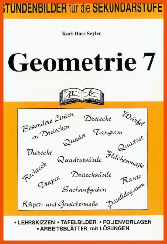 Geometrie Klasse 7 Arbeitsblätter
