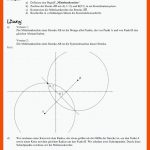 Geometrie Arbeitsblatt Klasse 7 Symmetrie, Dreiecke, Winkel Fuer Mittelsenkrechte Winkelhalbierende Arbeitsblatt
