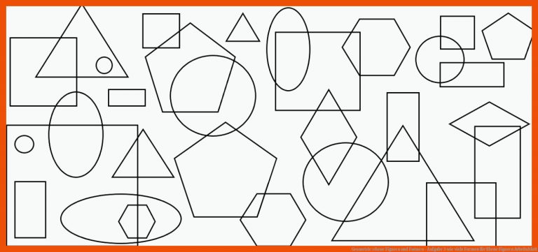 Geometrie: ebene Figuren und Formen - Aufgabe 3 wie viele Formen für ebene figuren arbeitsblatt