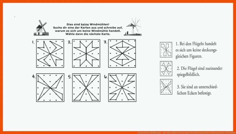Geometrische Abbildungen - ppt video online herunterladen für achsensymmetrie punktsymmetrie arbeitsblatt