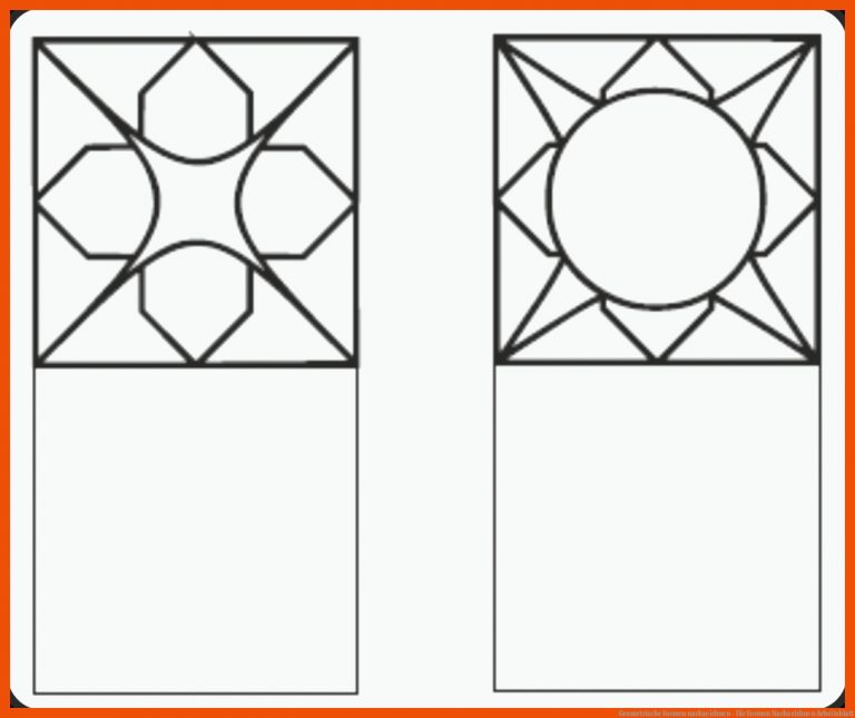 Geometrische Formen nachzeichnen - für formen nachzeichnen arbeitsblatt