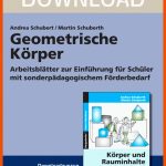 Geometrische KÃ¶rper Fuer Arbeitsblätter Geometrische Körper