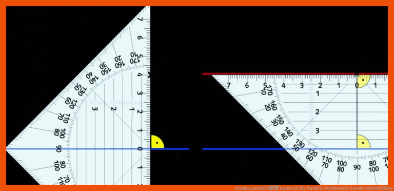 Geraden parallel â kapiert.de für parallele und normale geraden arbeitsblätter
