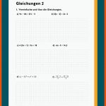 Gleichungen LÃ¶sen / Ãquivalenzumformung Fuer Gleichungen Aufstellen Und Lösen Arbeitsblatt