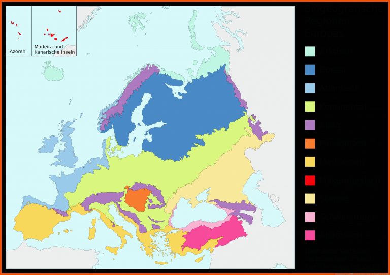 Gliederungskonzepte Europas â theoretisches Material. Geografie ... Fuer topographie Europa Arbeitsblatt