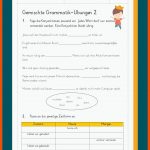 Grammatik In Der Grundschule: Gemischte Ãbungen Fuer Grammatik 4 Klasse Arbeitsblätter