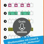 Gratis-download: Rhythmusarrangement Mit Lineal Und Stift Zum Hit ... Fuer Arbeitsblatt orff Instrumente Liste Mit Bildern