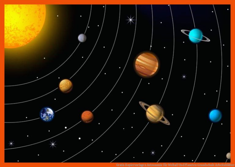 Gratis Kopiervorlagen Astronomie für weltall und planeten grundschule arbeitsblätter