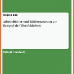 Grin - ArbeitsblÃ¤tter Und Differenzierung Am Beispiel Der Wortfeldarbeit Fuer Differenzierte Arbeitsblätter