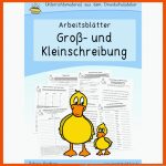 GroÃ- Und Kleinschreibung (arbeitsblÃ¤tter) Fuer Arbeitsblatt Groß Kleinschreibung