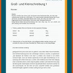 GroÃ- Und Kleinschreibung Fuer Arbeitsblatt Groß Kleinschreibung