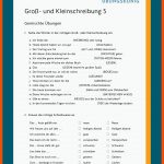 GroÃ- Und Kleinschreibung Fuer Deutsch Zeitangaben Arbeitsblatt