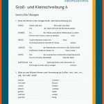GroÃ- Und Kleinschreibung Fuer Nominalisierung Von Verben Und Adjektiven Arbeitsblatt