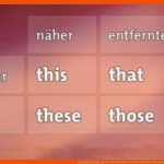 Grundkurs Englisch (2) : Grammatik (5): This Und that, these Und Those Fuer This that these Those Arbeitsblatt