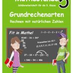 Grundrechenarten Klasse 5 ArbeitsblÃ¤tter Von Mathefritz Fuer Natürliche Zahlen Klasse 5 Arbeitsblätter