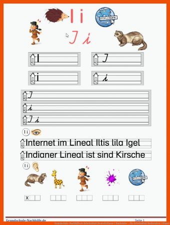 9 Arbeitsblatt Buchstaben 1 Klasse - Deutsch Arbeitsblätter