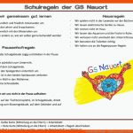 Grundschule Nauort - Schulvertrag Fuer Verhalten In Der Schule Arbeitsblatt