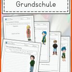 Grundschule Personenbeschreibung: Vorlagen, ArbeitsblÃ¤tter & Mehr ... Fuer Personenbeschreibung Arbeitsblatt Mit Lösungen