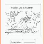 Grundschule Unterrichtsmaterial Fuer Meine Stärken Arbeitsblatt