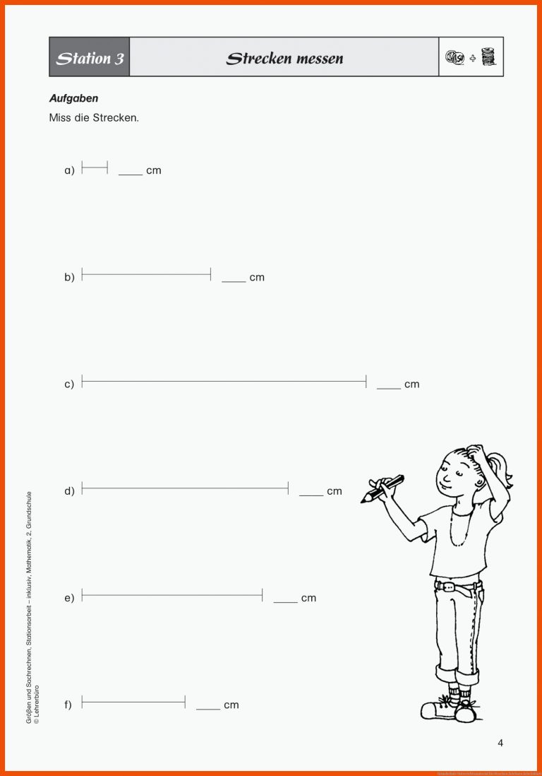 Grundschule Unterrichtsmaterial für strecken zeichnen arbeitsblatt