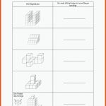 Grundschule Unterrichtsmaterial Mathematik Geometrie Fuer Würfelgebäude 4 Klasse Arbeitsblätter