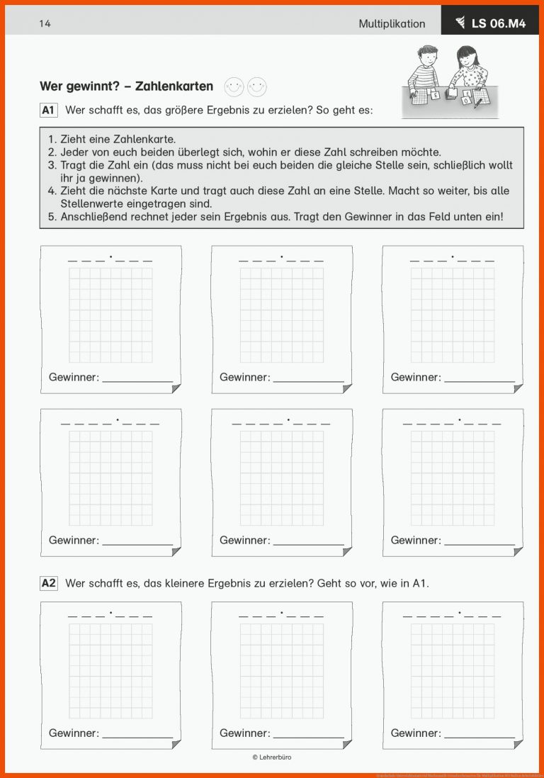 Grundschule Unterrichtsmaterial Mathematik Grundrechenarten für multiplikation mit nullen arbeitsblätter