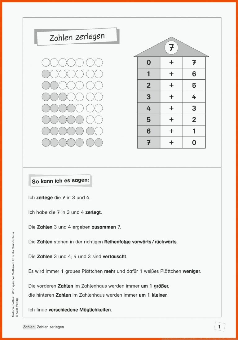 Grundschule Unterrichtsmaterial Mathematik Zahlen und Mengen für überschlagen mathe klasse 3 arbeitsblätter