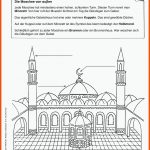 Grundschule Unterrichtsmaterial Religion andere Religionen islam ... Fuer Moschee Aufbau Arbeitsblatt