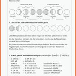 Grundschule Unterrichtsmaterial Sachunterricht Zeit Und Kultur ... Fuer Mondphasen Arbeitsblatt