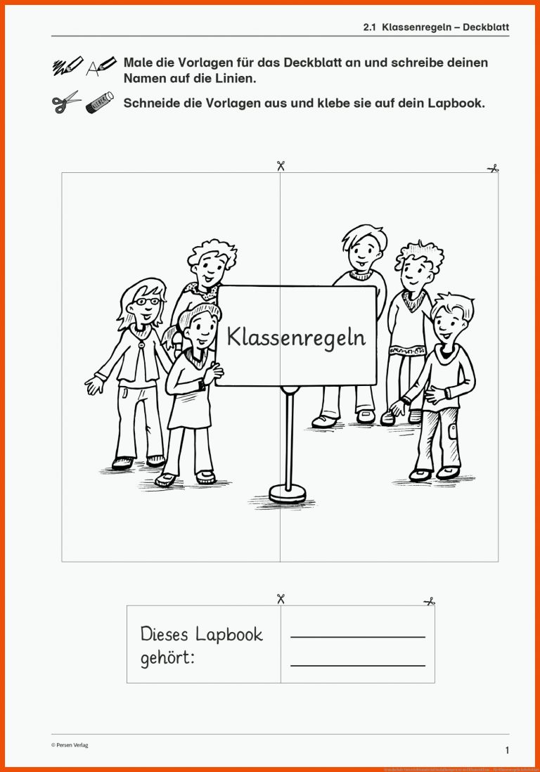 Grundschule Unterrichtsmaterial Sozialkompetenz und Klassenklima ... für klassenregeln arbeitsblatt